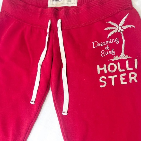Hollister Red Jogger Sweatpants - Picture 5 of 7